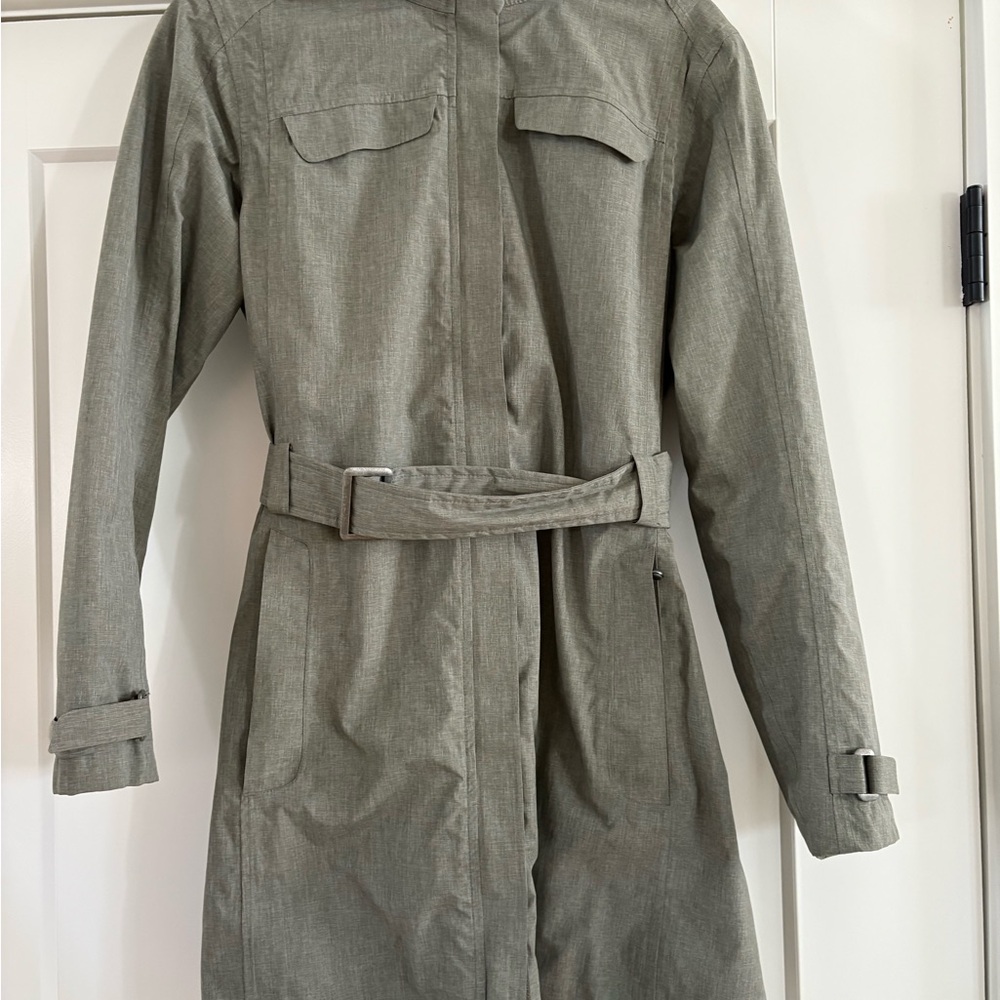Women's Green Belted Coat